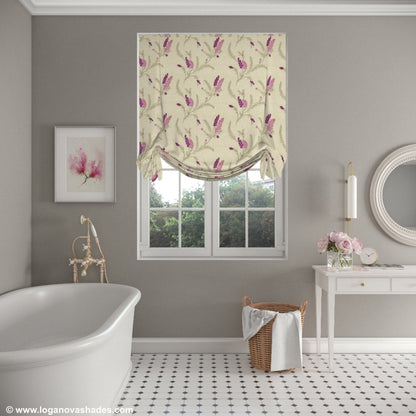 Bloomfield Tulip Roman Shade — Custom Size