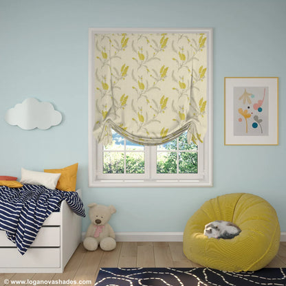 Bloomfield Tulip Roman Shade — Custom Size