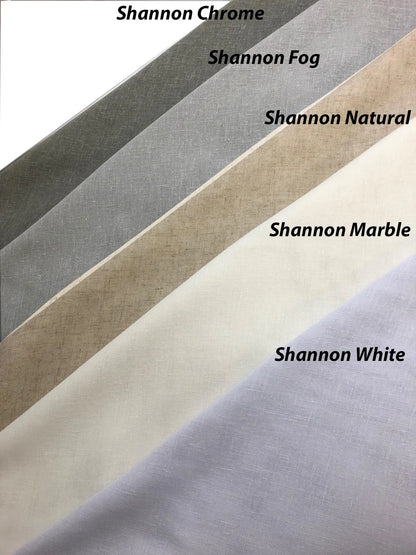 Shannon Pleated Sheer Drapery — Custom Size