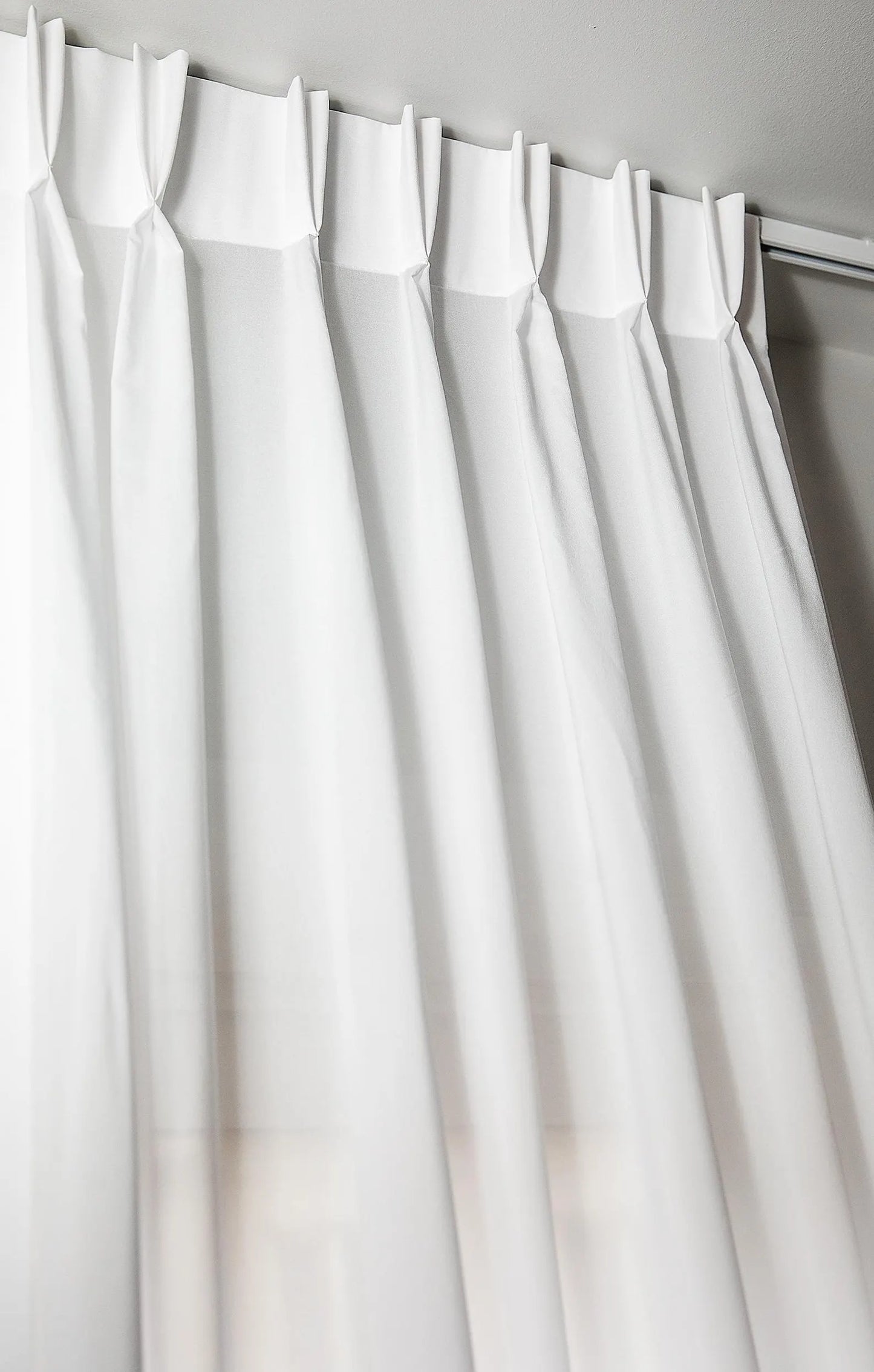 Shannon Pleated Sheer Drapery — Custom Size