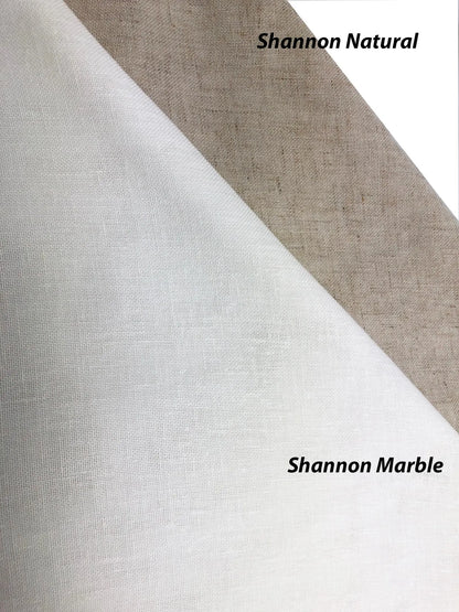 Shannon Pleated Sheer Drapery — Custom Size