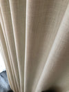 Custom Drapery panels, Double Pleat Style Curtains, Pinch Pleated, solid coloured drapes, Drapery Panels No Lining, Custom length