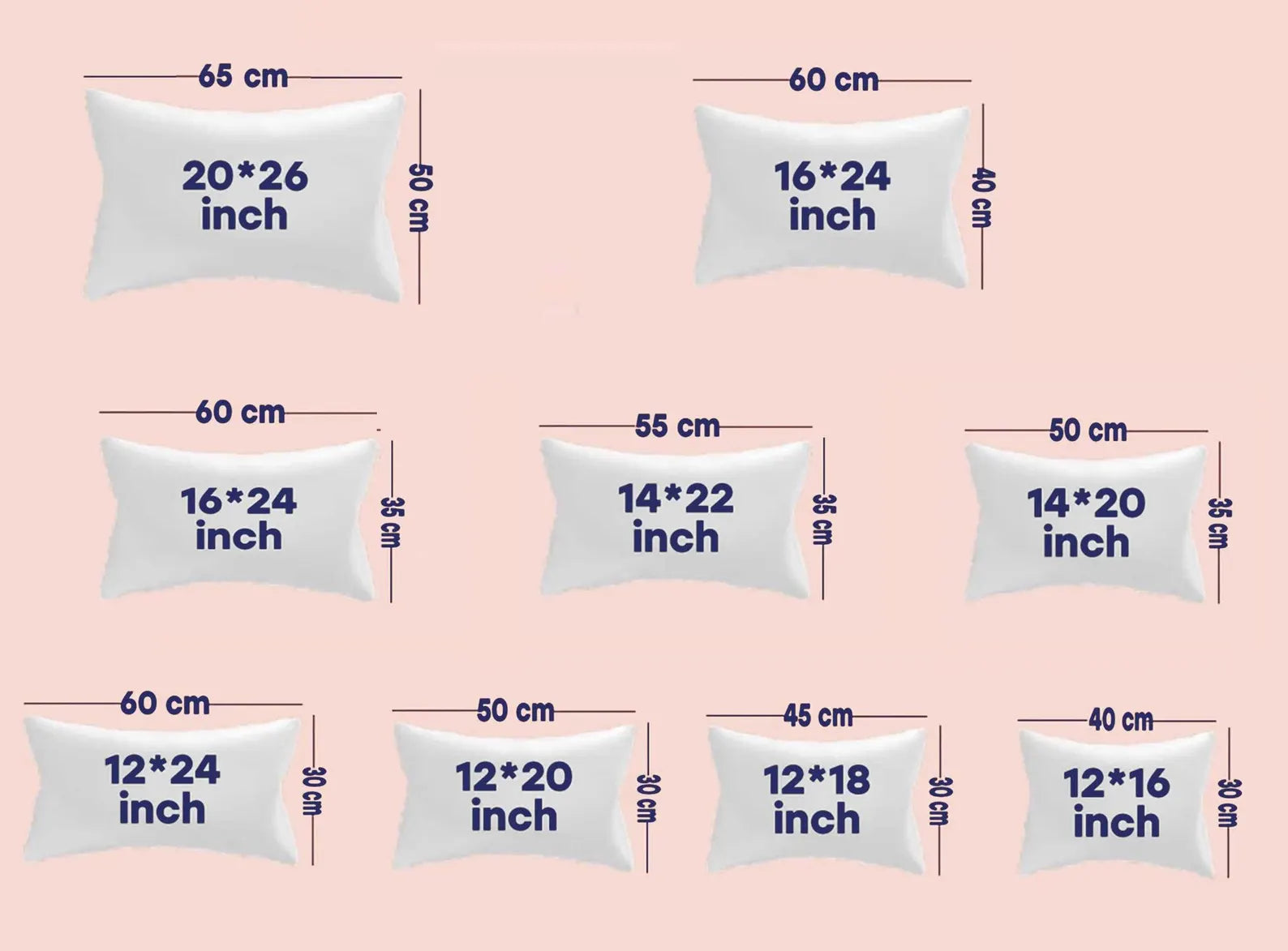 Pillow insert — product photo