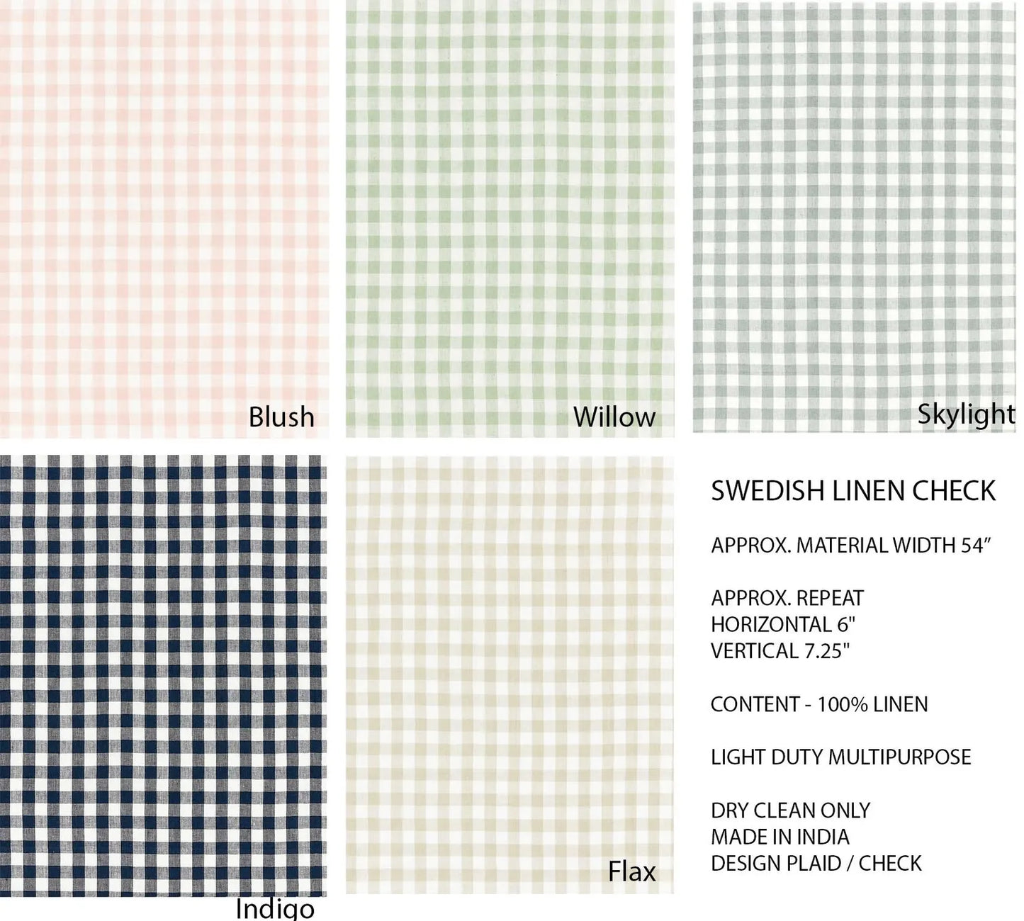 Swedish Check lampshade — product photo