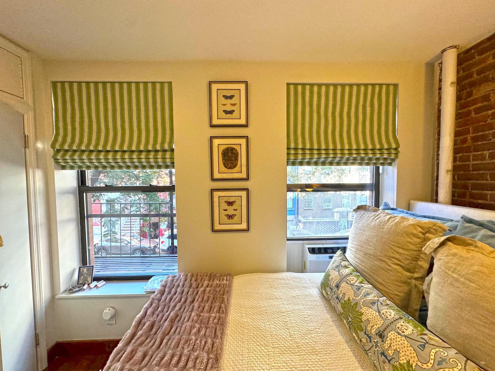 Greenery Stripe shade in interior
