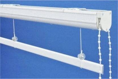 Custom made roman shade, Roman Shade "White with black trim", 100% linen roman shade, flat style with chain mechanism, window treatments