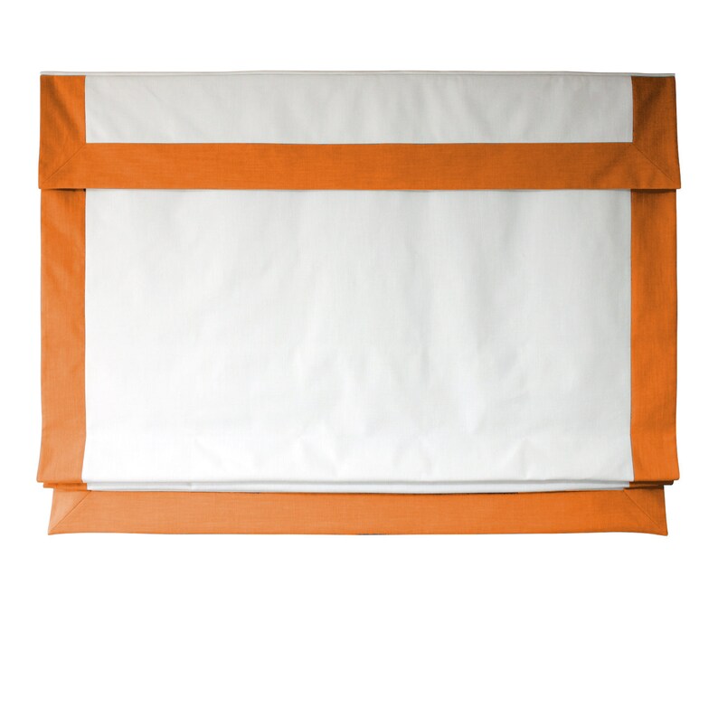 Cheval Window Valance with Border — Custom Size, 14 Border Colours