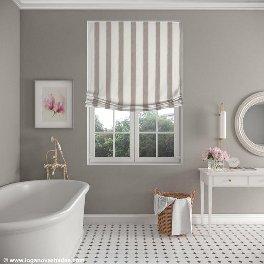 Chamberlain Relaxed Roman Shade — Custom Size