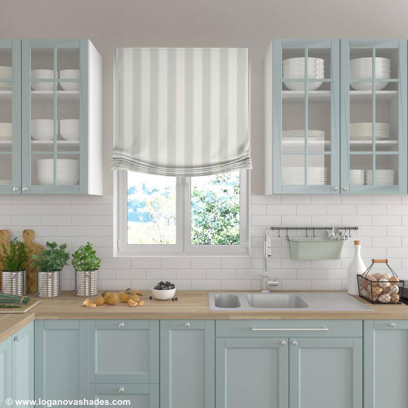 Chamberlain Relaxed Roman Shade — Custom Size