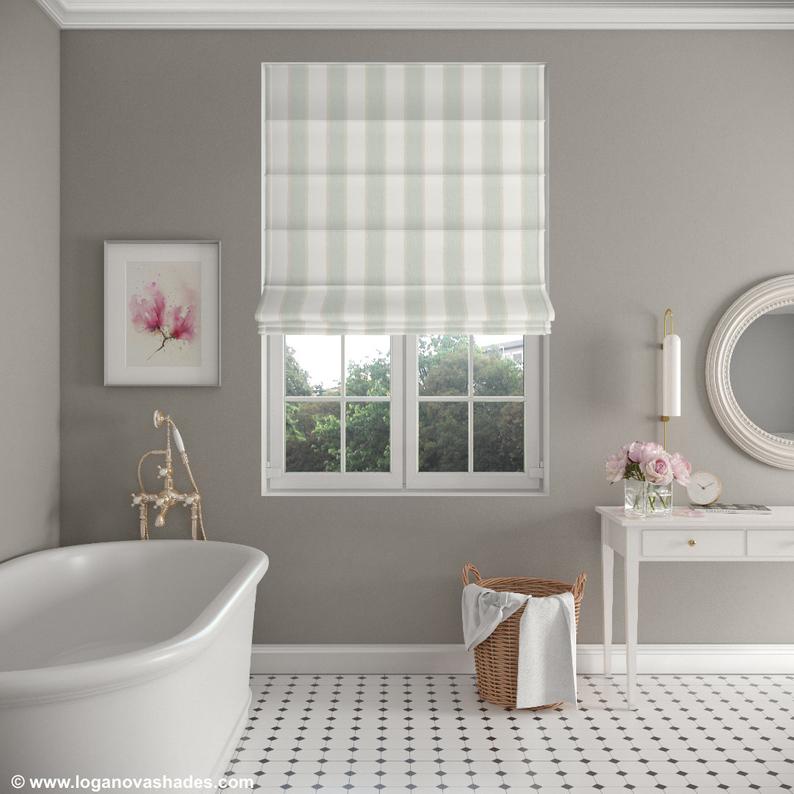 Chamberlain Cascade Roman Shade — Custom Size