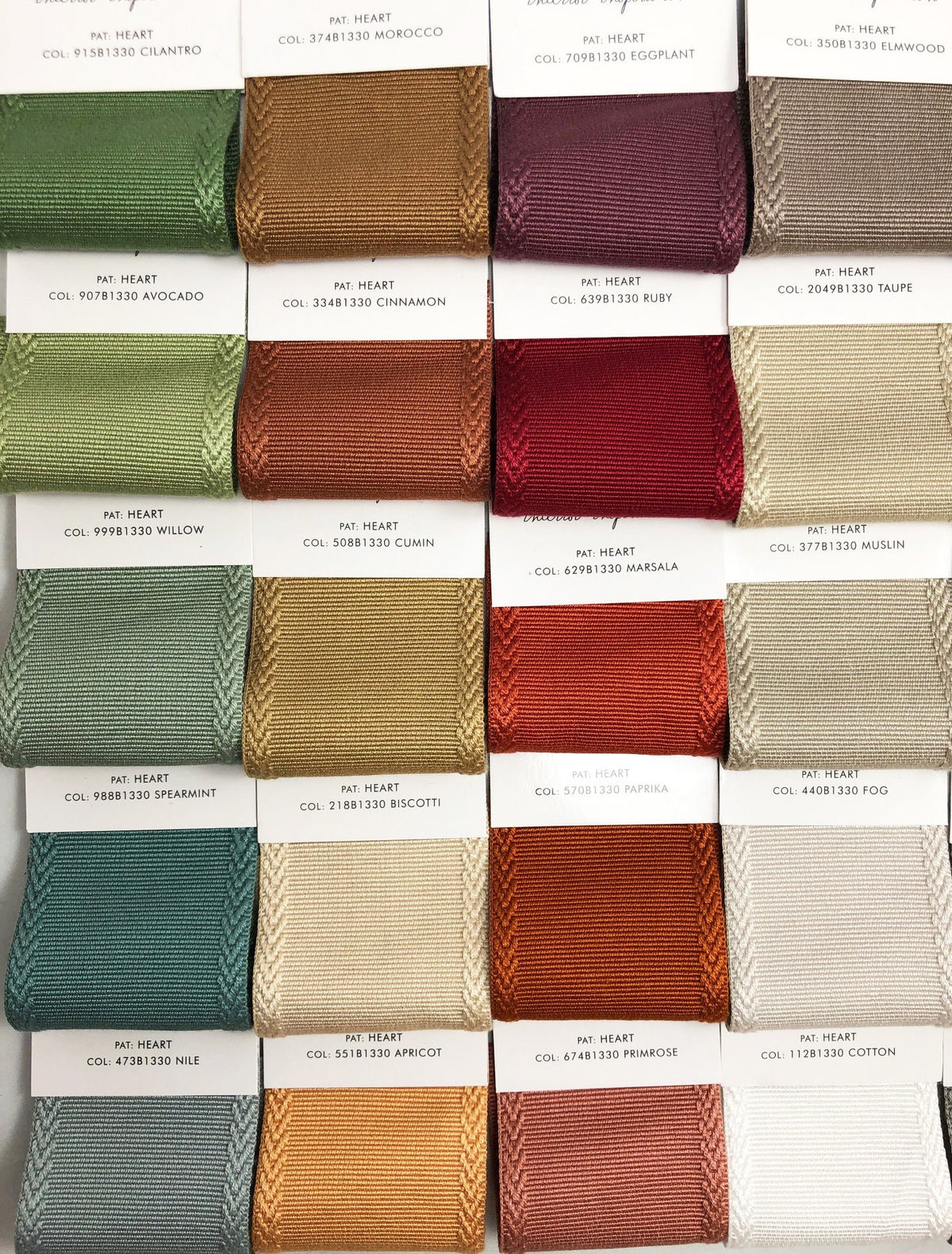 Shimmer linen blend relaxed Roman shade detail