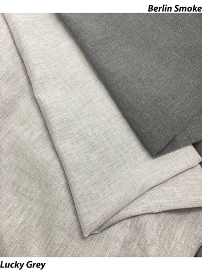 Lucky faux linen sheer ripple fold drapery panel by LOGANOVA Shades