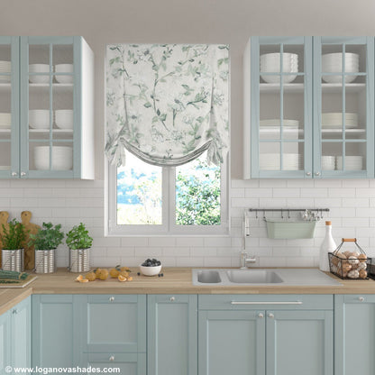 Montrose Tulip Roman Shade — Custom Size