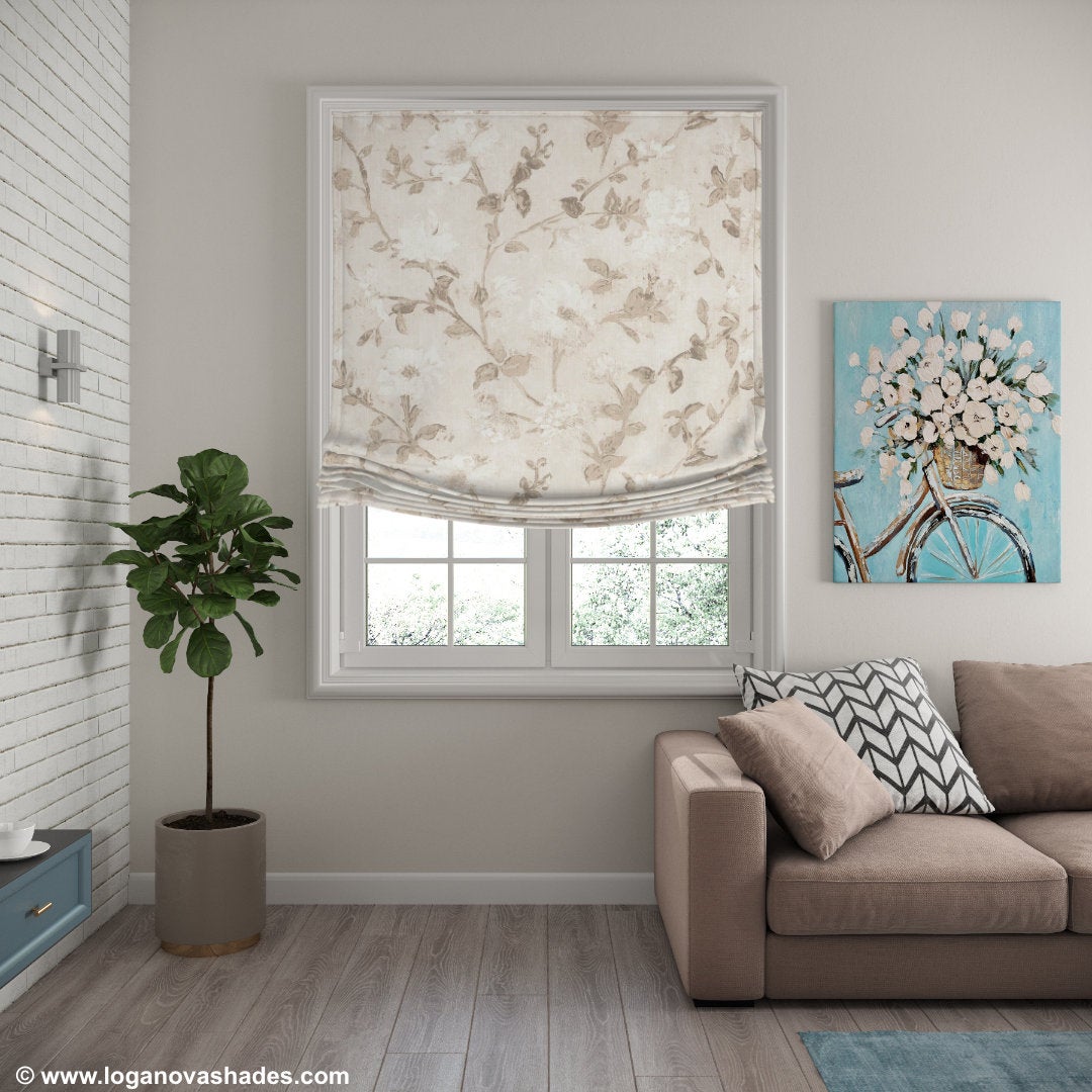 Montrose Relaxed Roman Shade — Custom Size