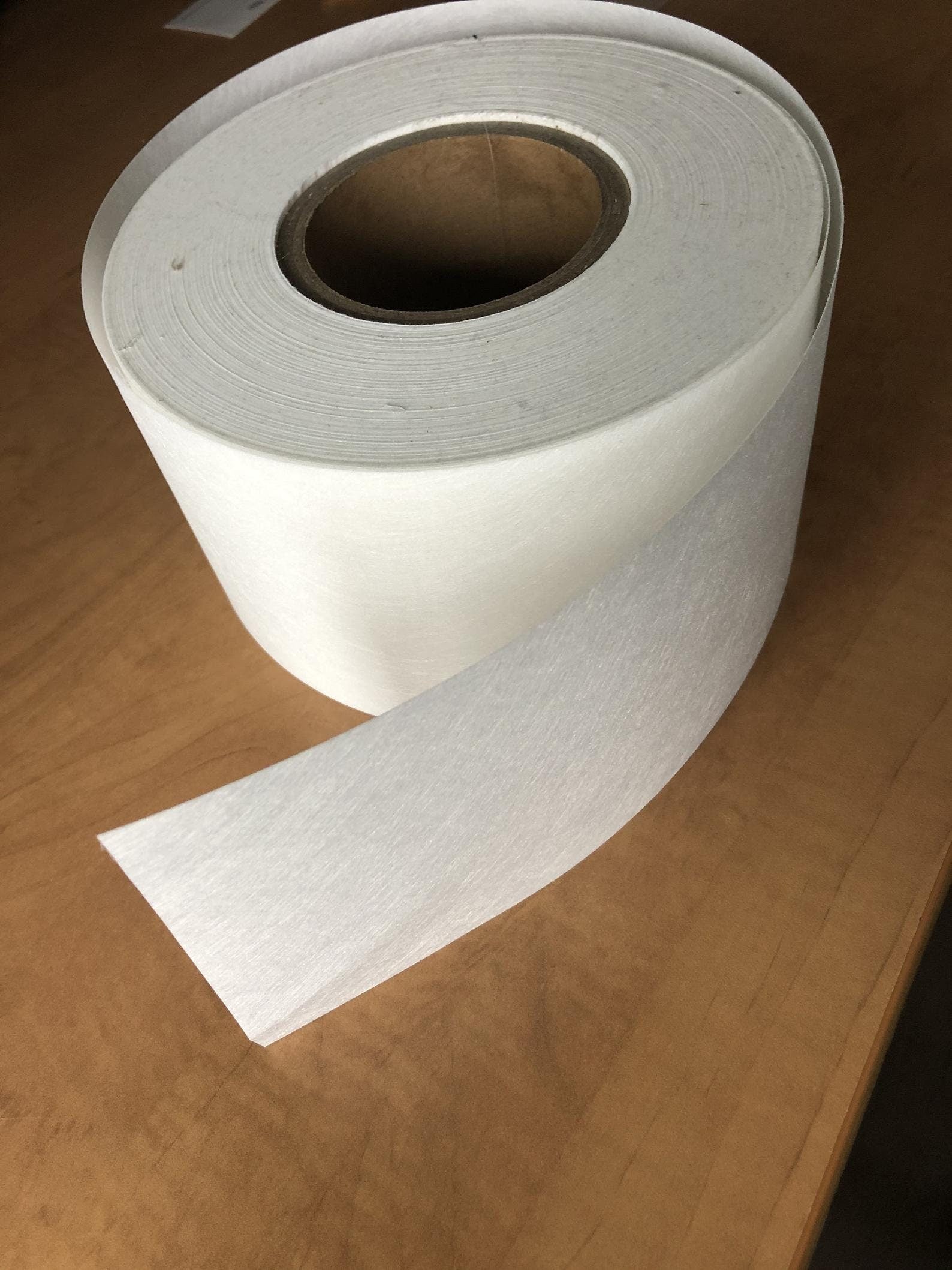 4 inch polyester drapery header stiffener buckram tape by the yard