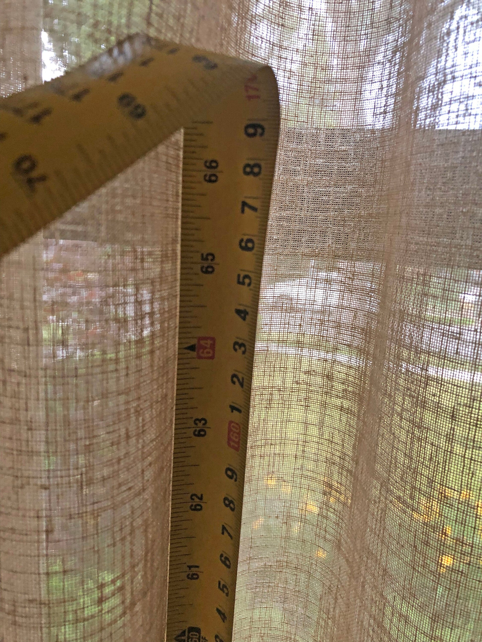Berlin sheer texture macro with measuring tape, made to 1/8 inch — LOGANOVA