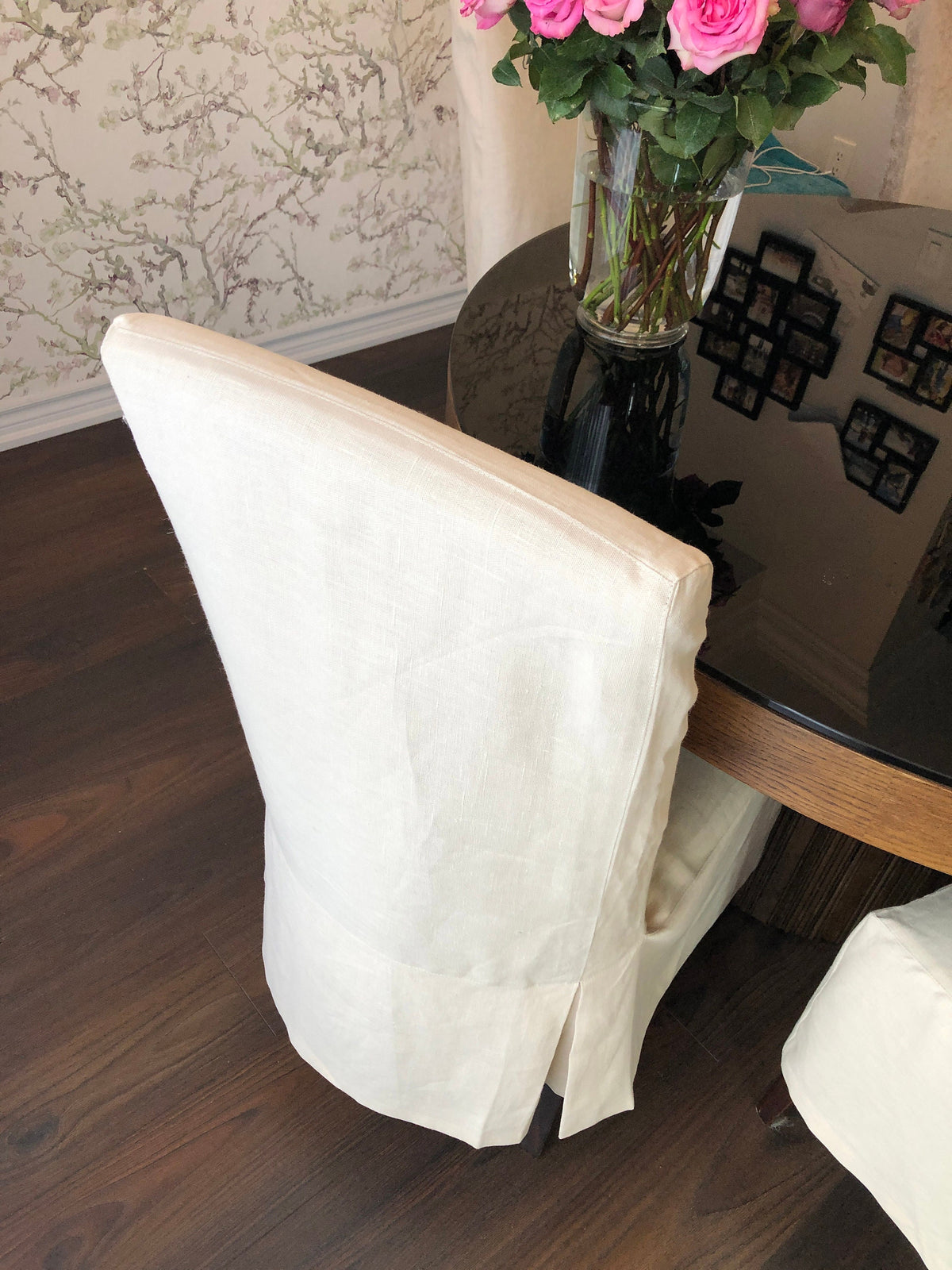 Made to measure linen slipcover