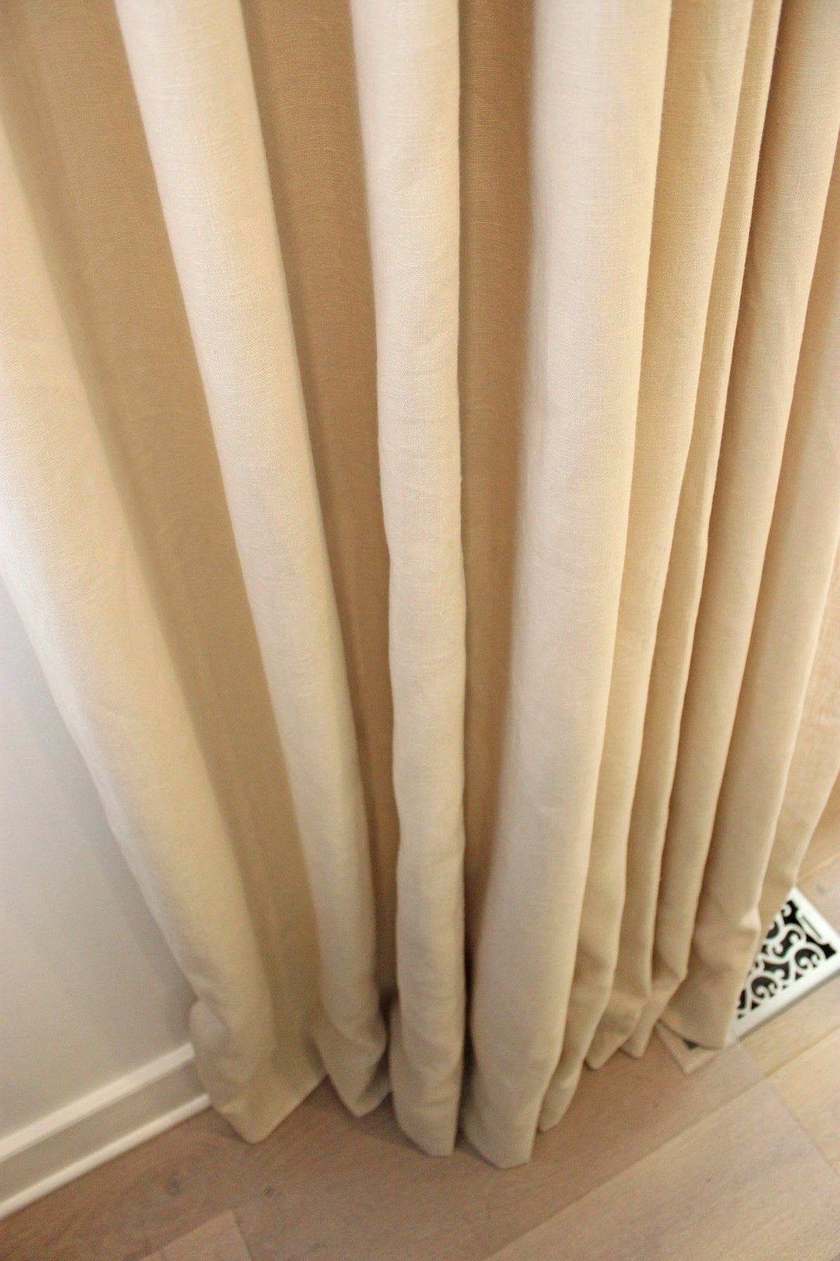 Tuscany linen drapery panel