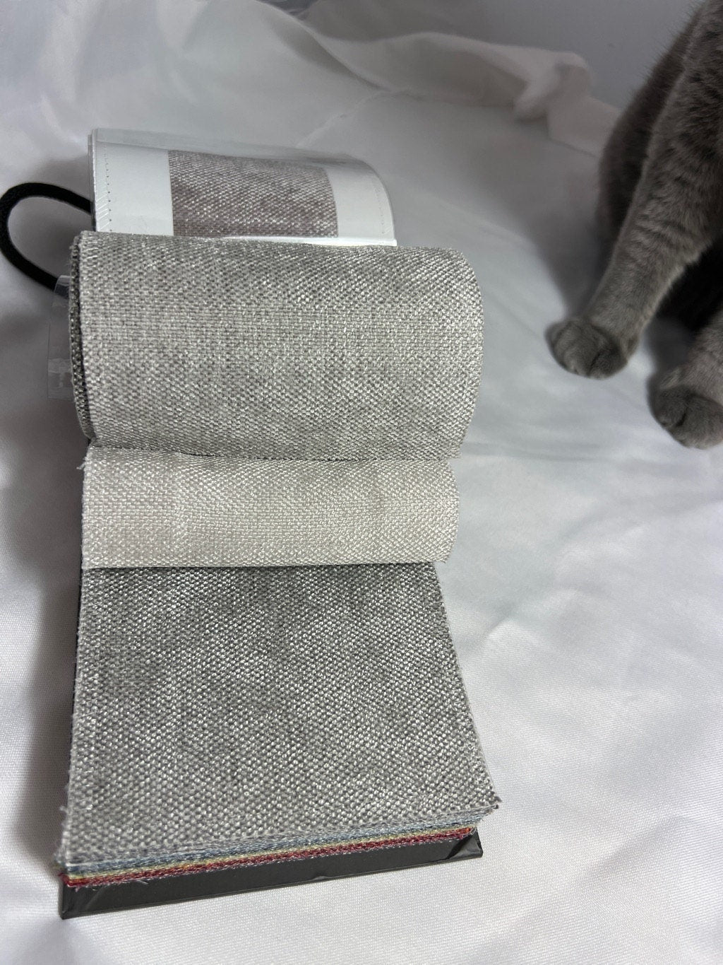 FibreGuard Mermaid swatch book, rolled fabric samples — LOGANOVA