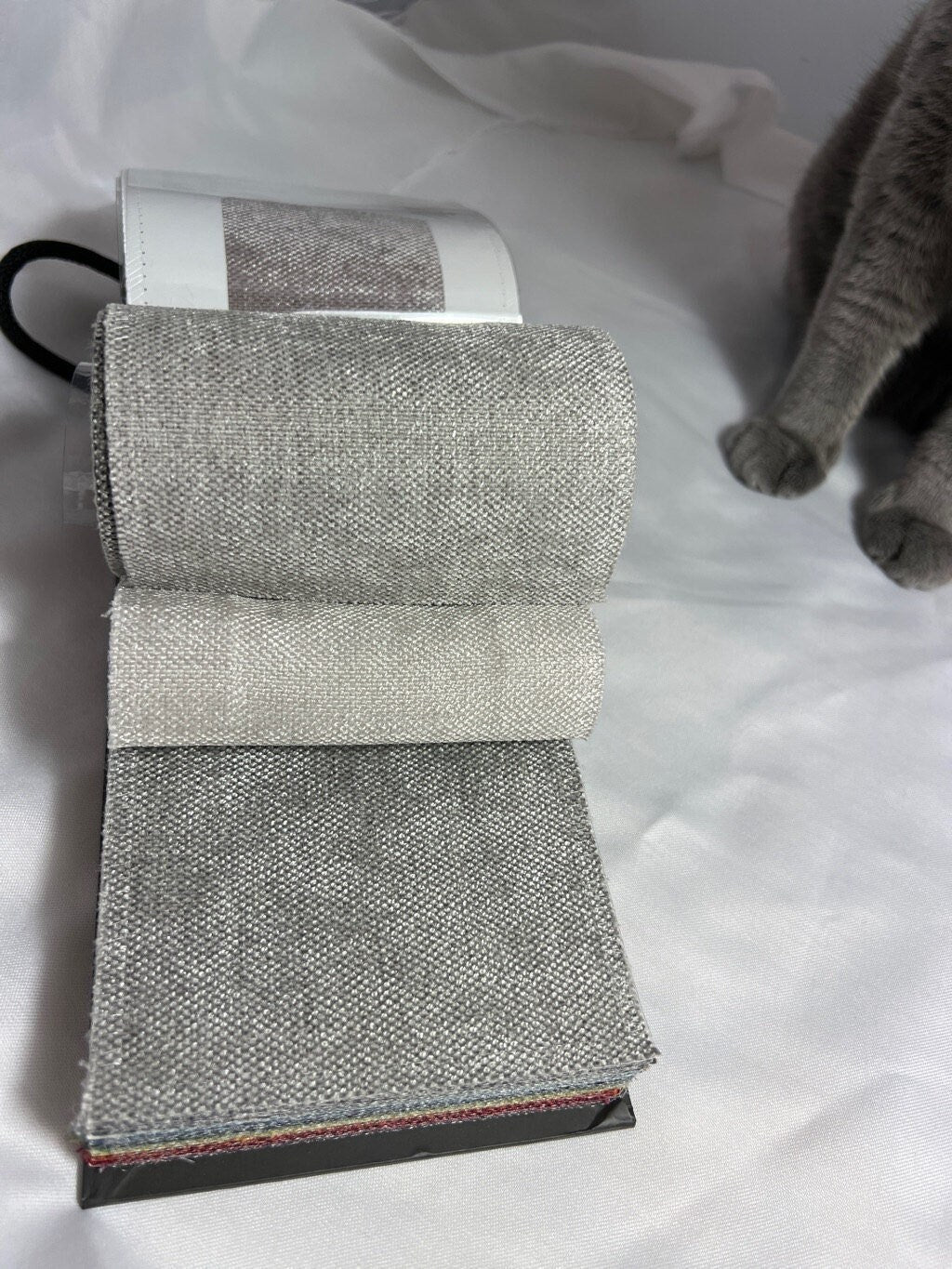 FibreGuard Mermaid swatch book, rolled fabric samples — LOGANOVA