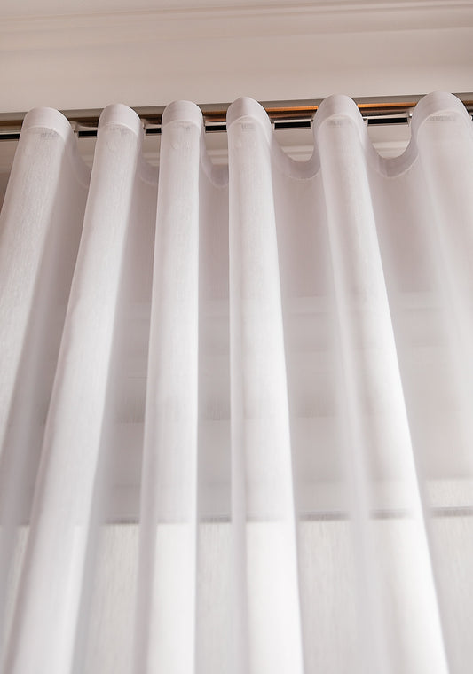 Dallas sheer ripple fold curtains