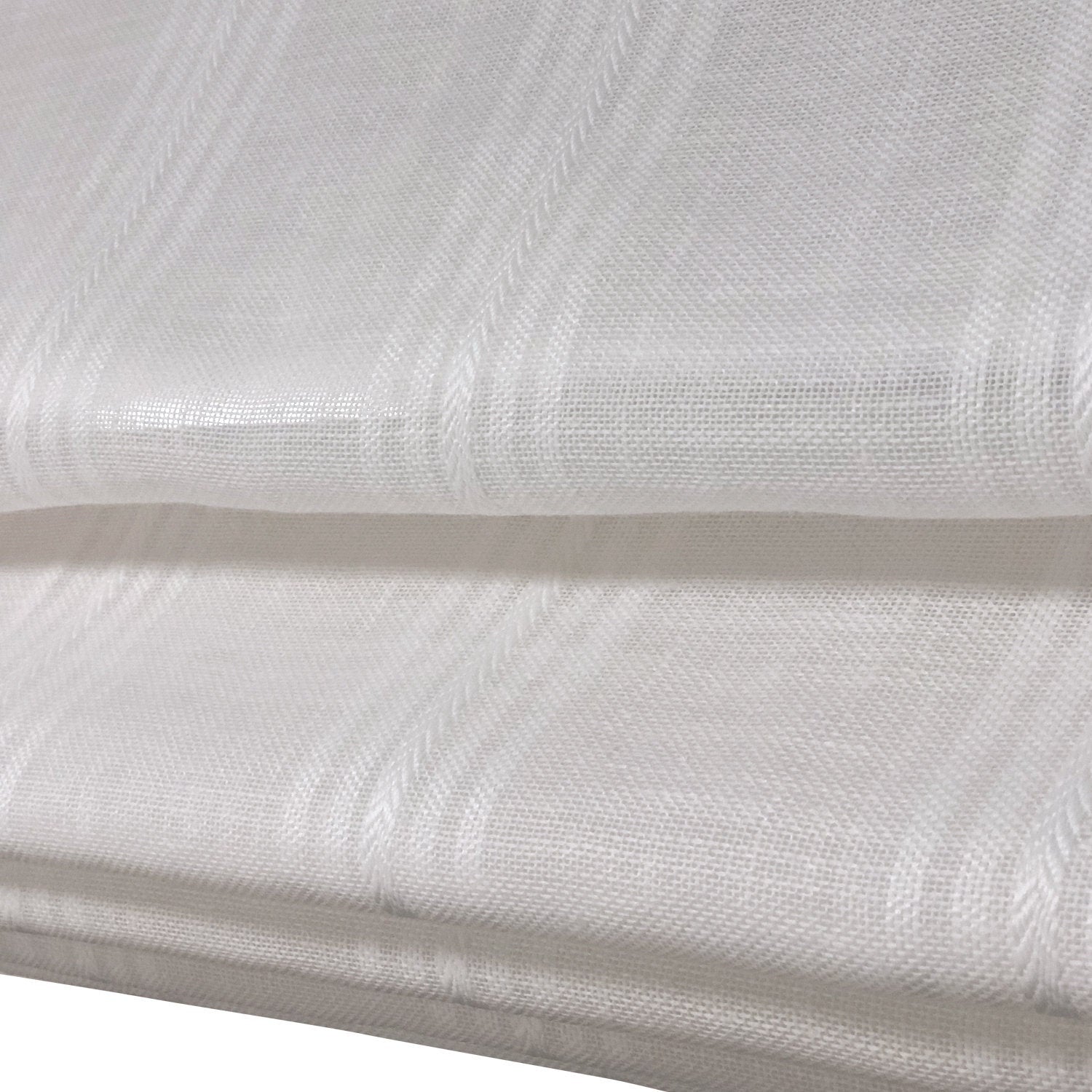 Allure Italian linen — woven stripe texture close-up