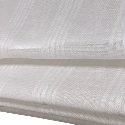 Allure Italian linen — woven stripe texture close-up