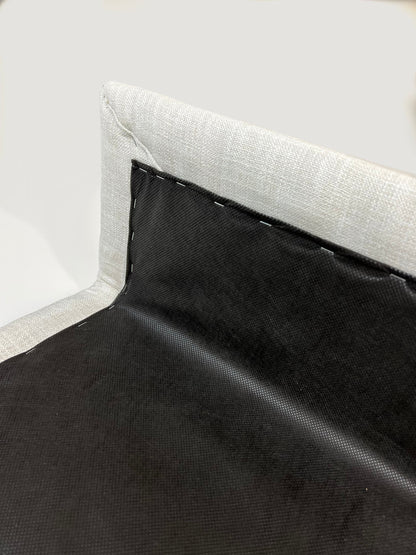 Inside of the pelmet: upholstered corner and lining construction — LOGANOVA