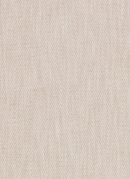 Corrie linen roman shade in a living room setting