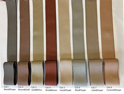 Velour Greek Key tape trim CE-57, 2 inch wide woven border