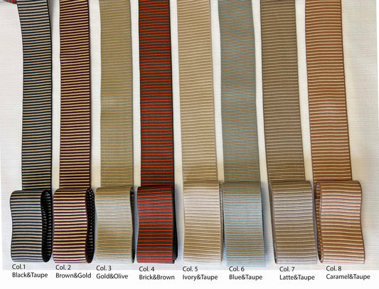 Velour Greek Key tape trim CE-57, 2 inch wide woven border