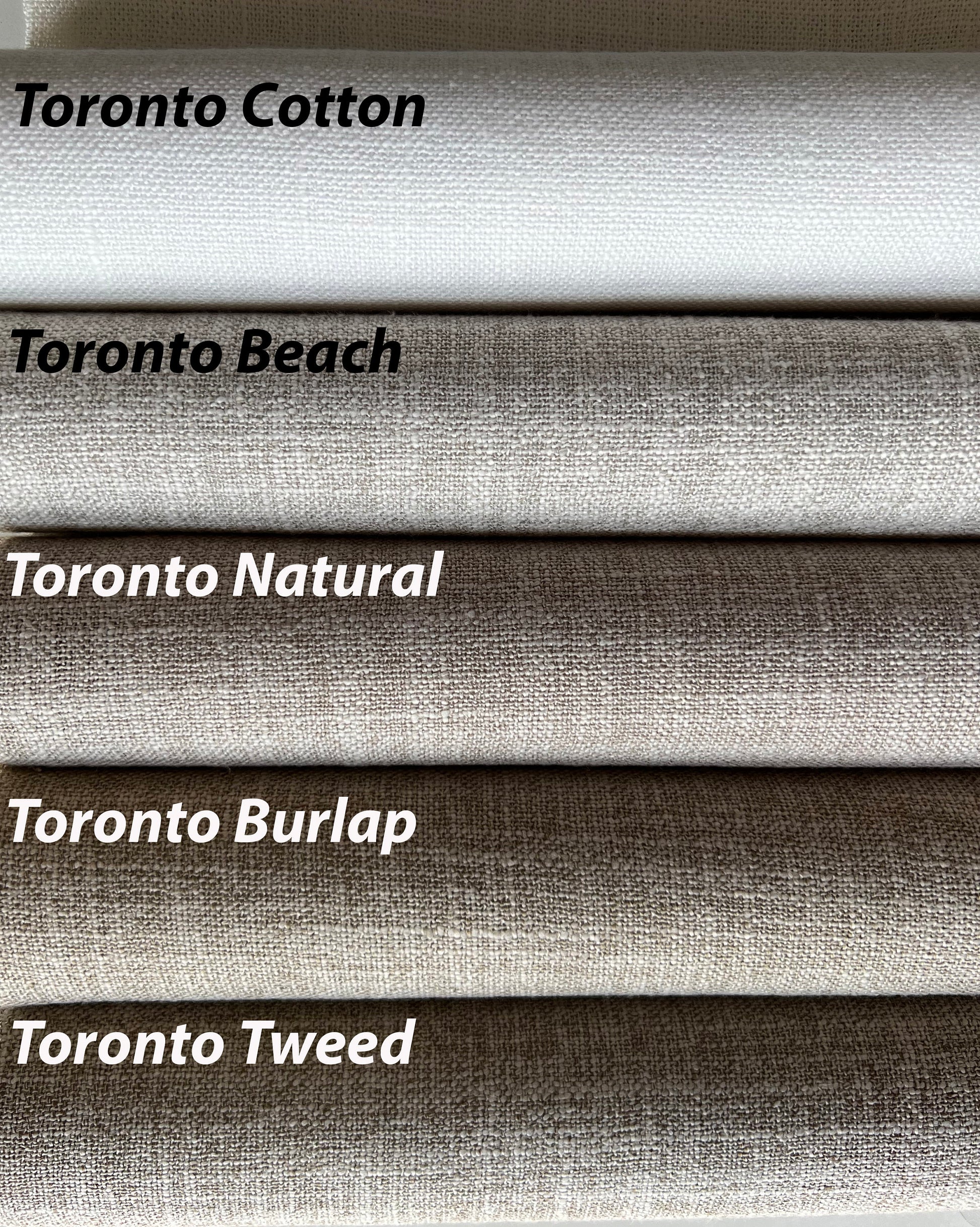 Toronto drapery with lining