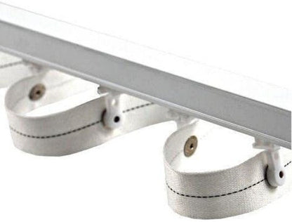 Snap tape with ripple fold carriers