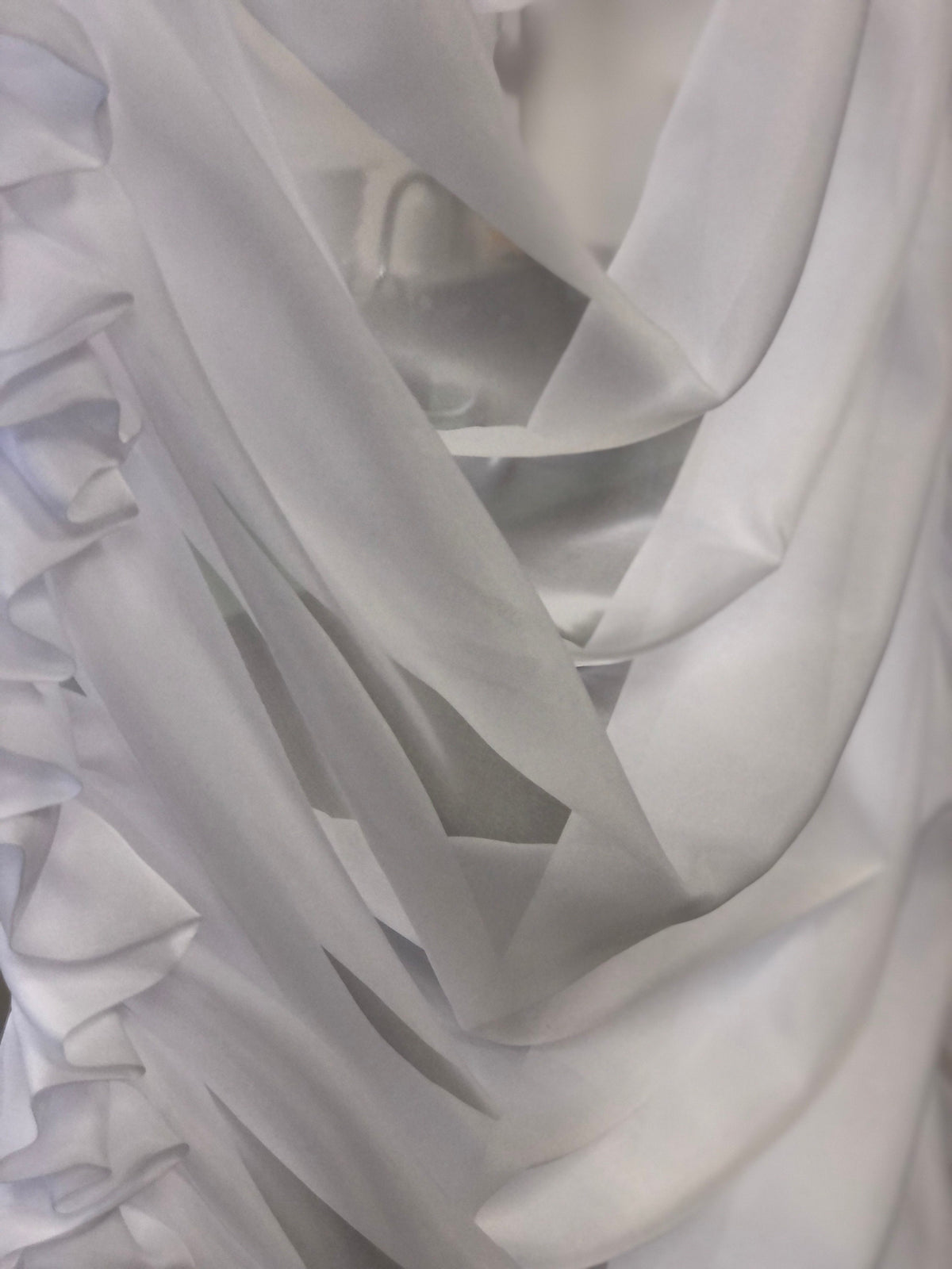 Empire Voile Austrian shade in an interior setting