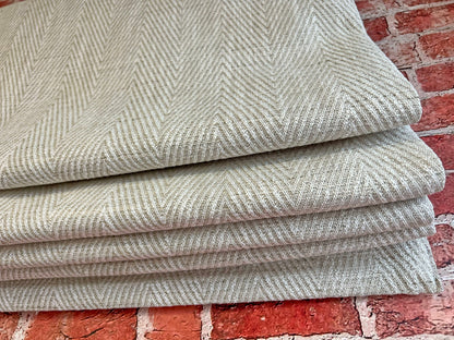 Corrie relaxed roman shade styled in a room