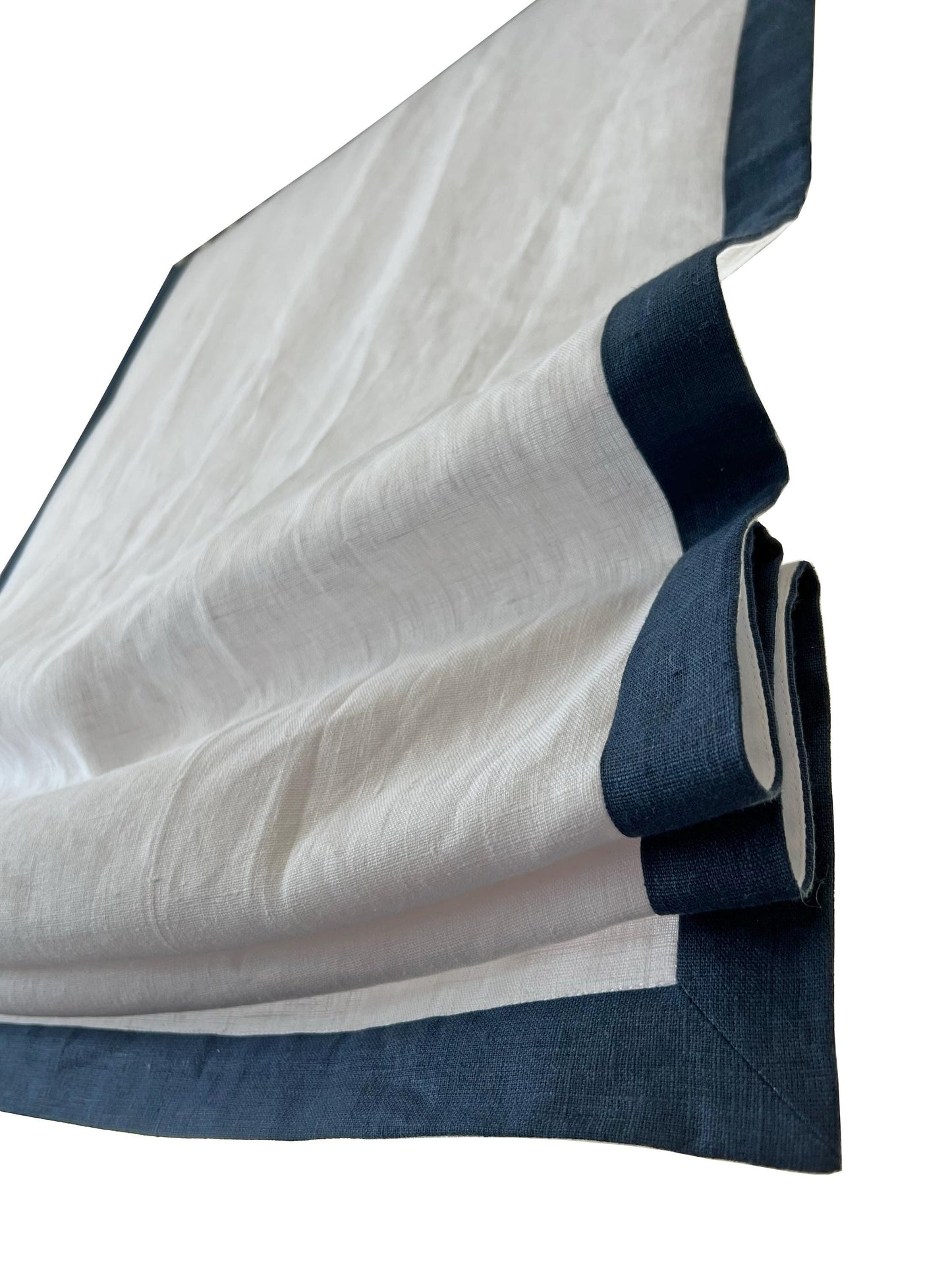 Relaxed style linen Roman shade