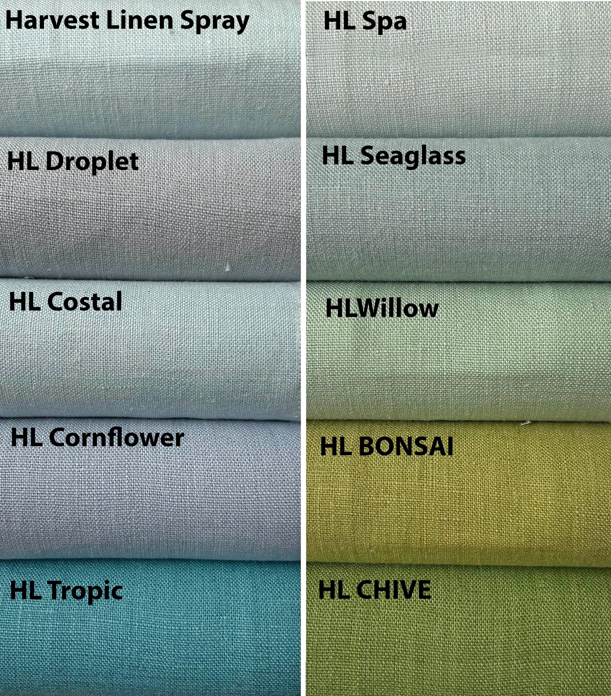 Custom linen Roman shade in room setting