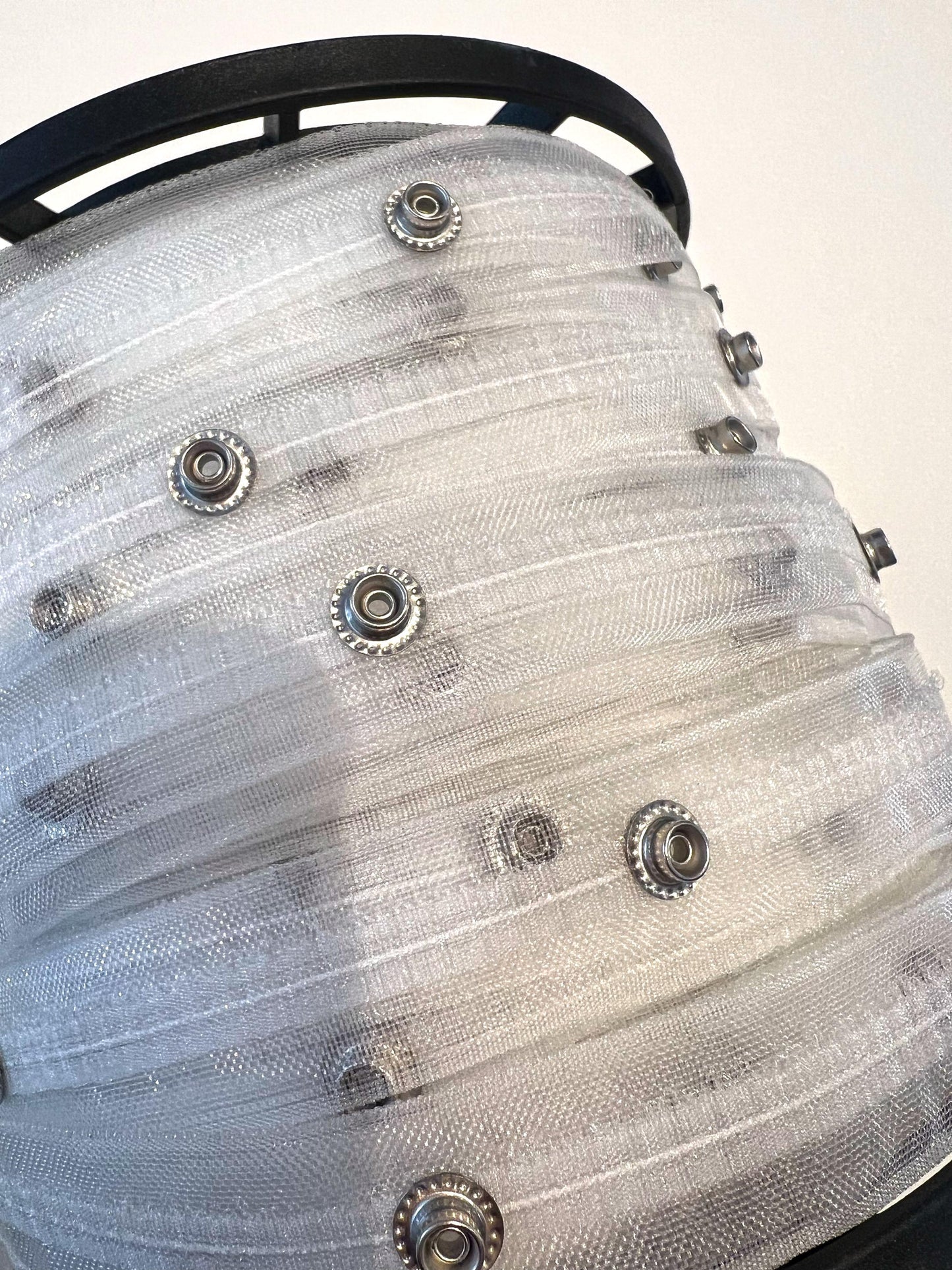 Clear snap tape detail