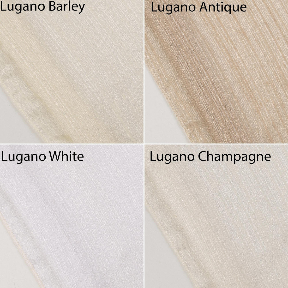 Lugano faux linen colour range for the relaxed Roman shade