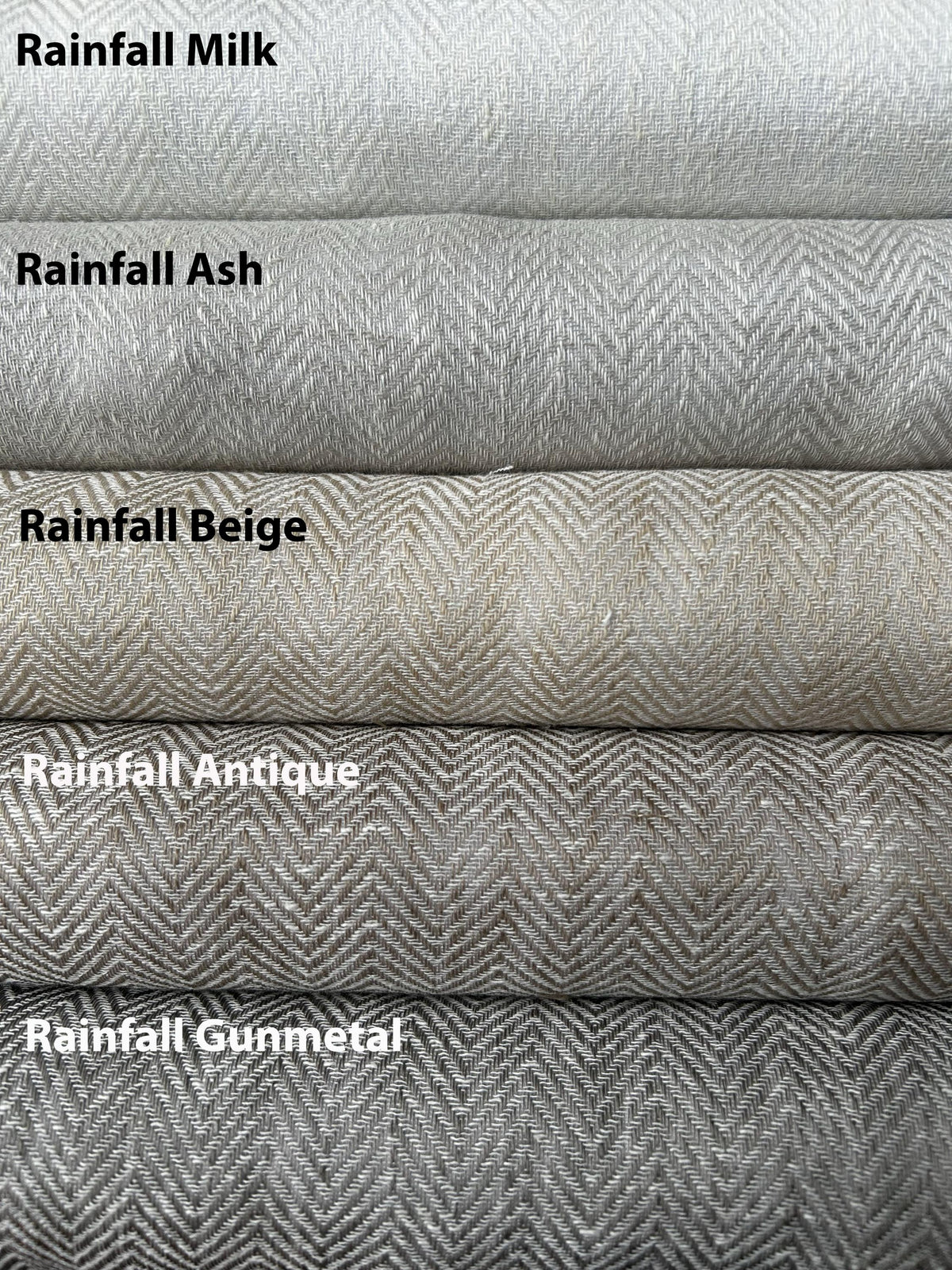 Rainfall linen blend sheer fabric detail, Ecosystem Collection