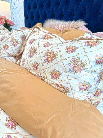Tessa bedding set in a styled bedroom setting