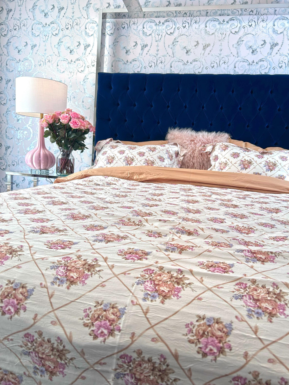 Tessa bedding set pillow sham detail