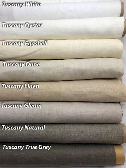 Tuscany linen café curtain fabric texture