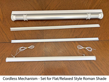 Cordless Roman shade mechanism installation detail