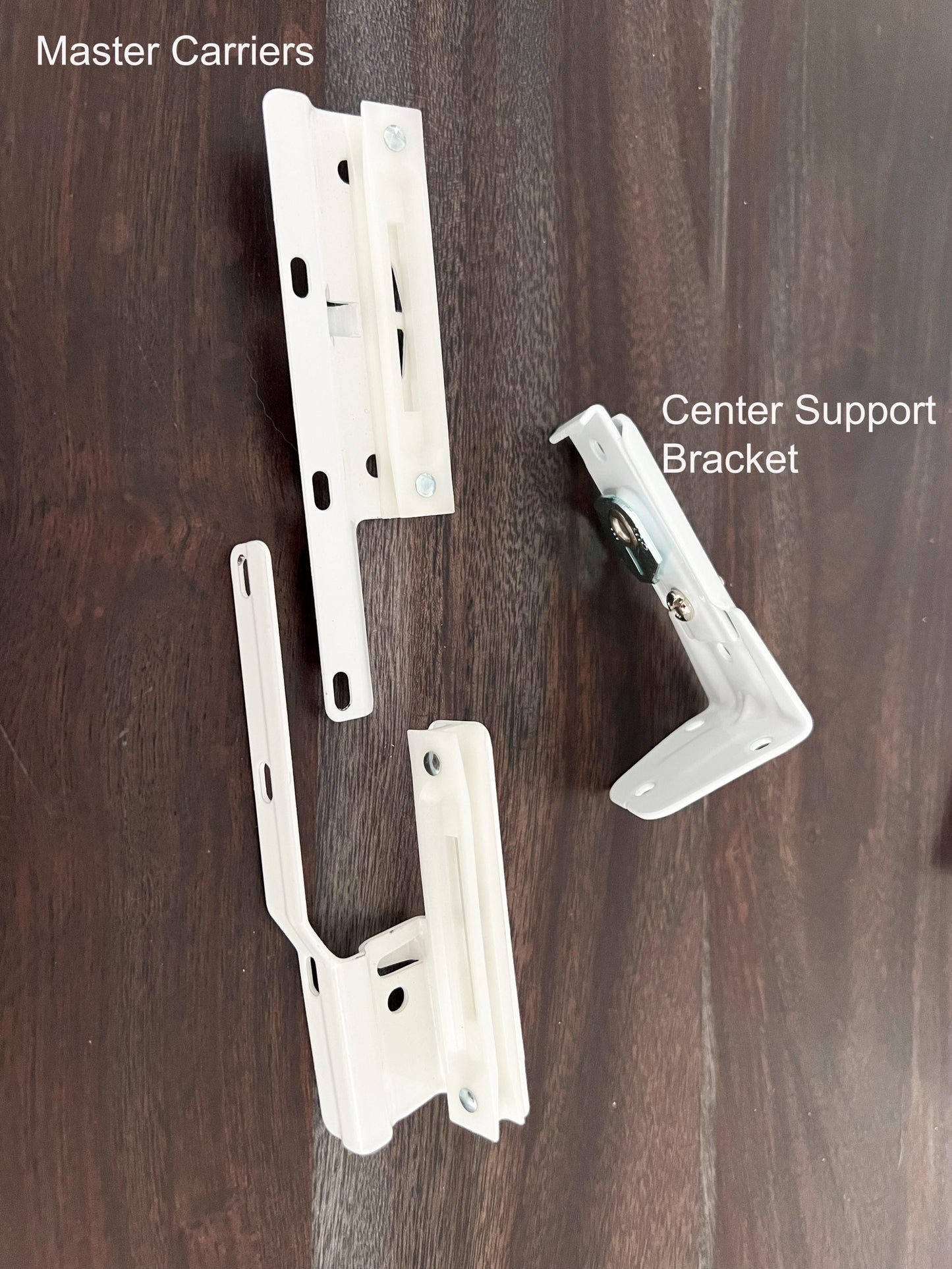 Traverse rod conversion kit one-way to center open