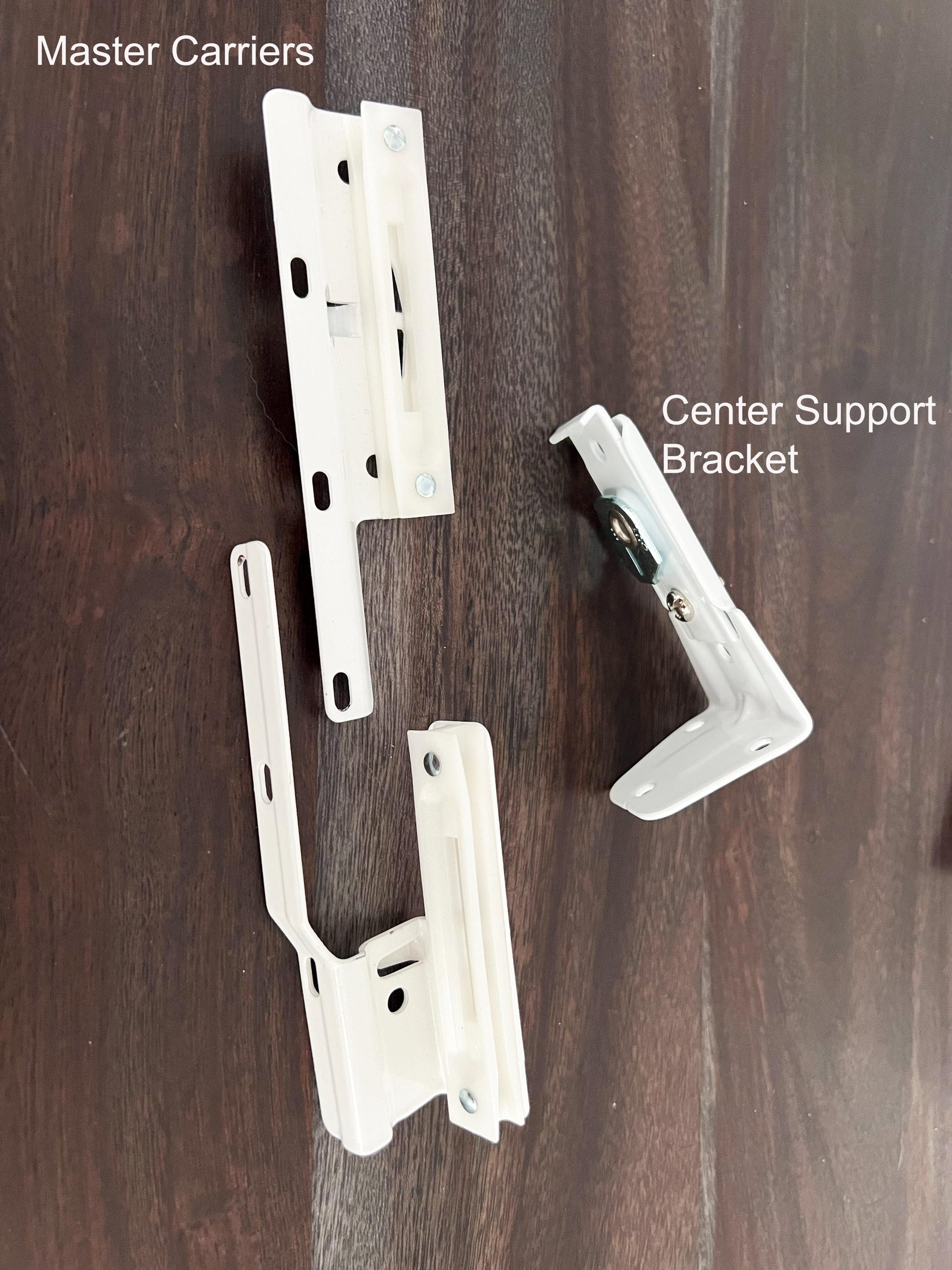 Traverse rod conversion kit one-way to center open