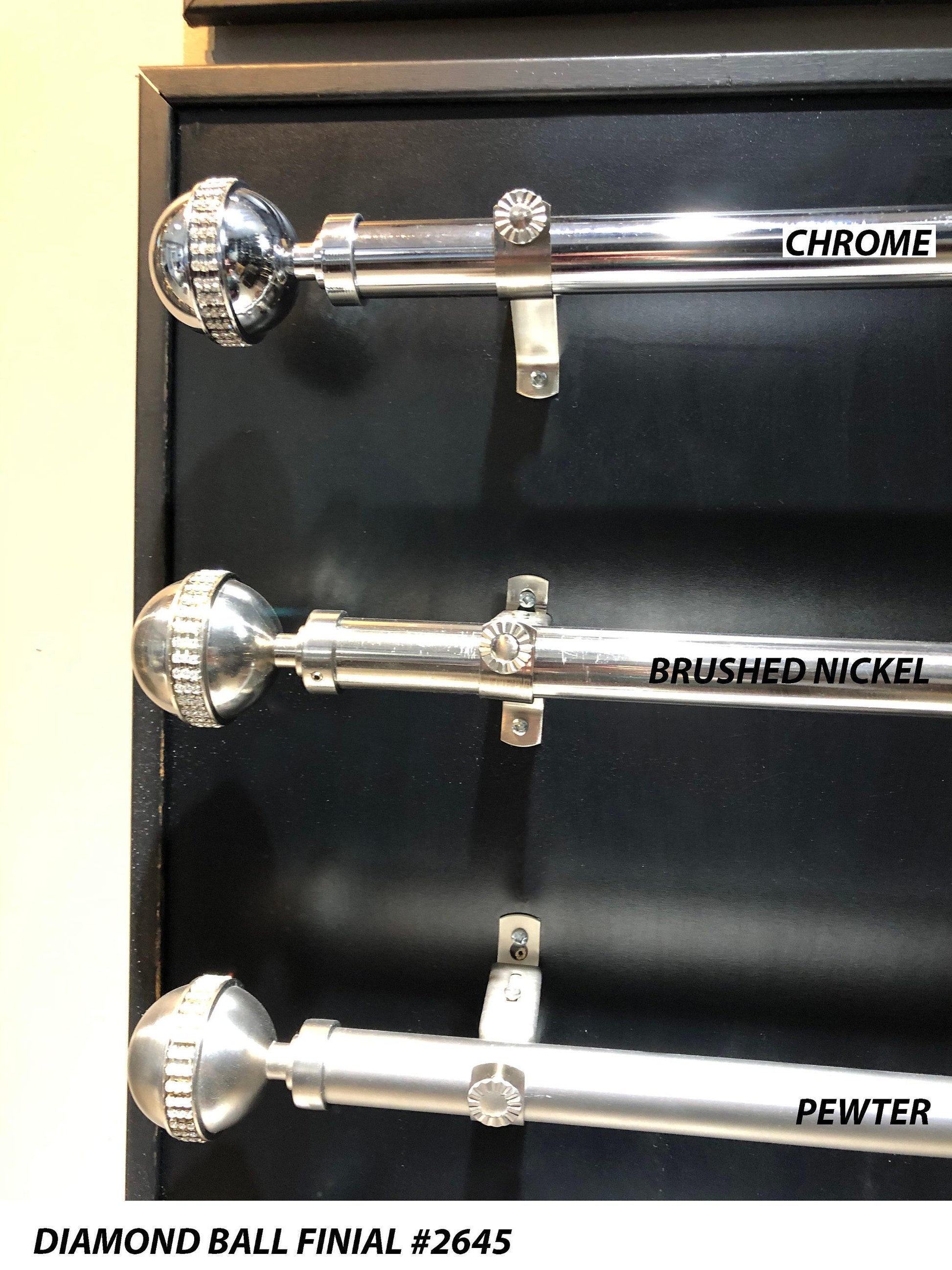 Traverse rod set 28mm — scale view