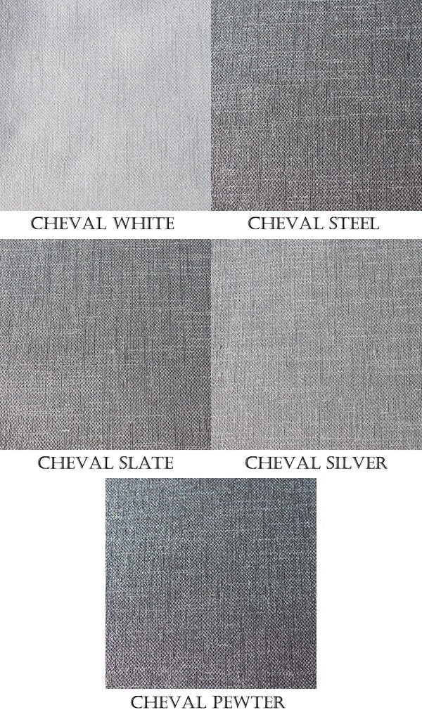 Drapery panel folds falling to the floor