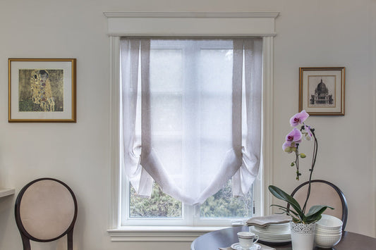 Lucky Earth London Sheer Roman Shade — Custom Size