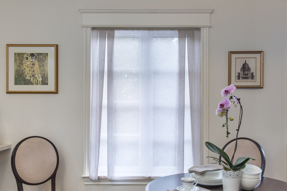 Lucky Earth London Sheer Roman Shade — Custom Size